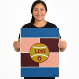 Love Ball — unique person holding canvas