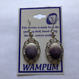 E32 Wampum Costume Earrings