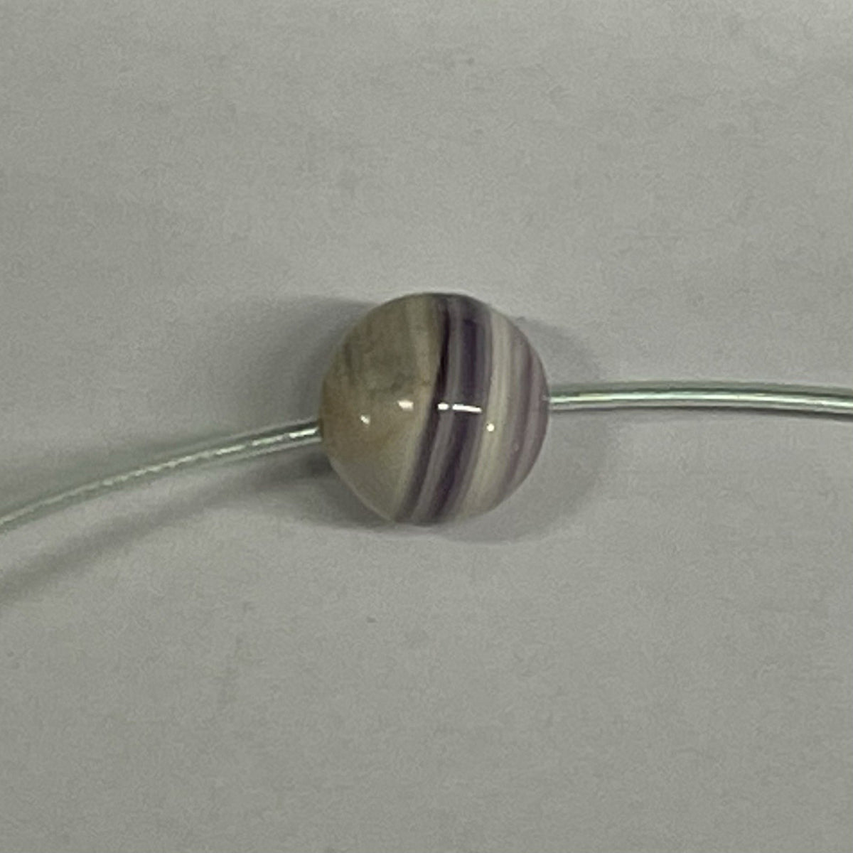 5063 Round 6mm purple wampum