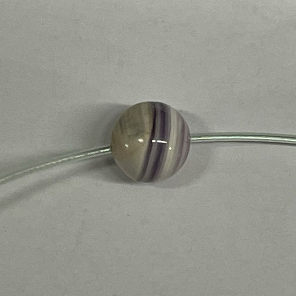 5063 Round 6mm purple wampum