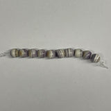 5063 Round 6mm purple wampum