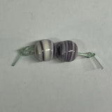 5063 Round 6mm purple wampum