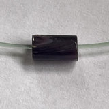 5003 6x4mm purple tube wampum