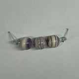 5063 Round 6mm purple wampum