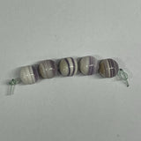 5063 Round 6mm purple wampum