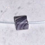 5001a 3x3mm purple tube wampum